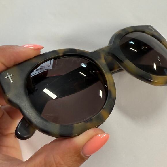 VALLEY Eyewear A Dead Coffin Club Matte Tort / Brown Sunglasses - Picture 4 of 12